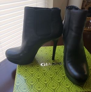 Gianni Bini Nikka Leather Booties
